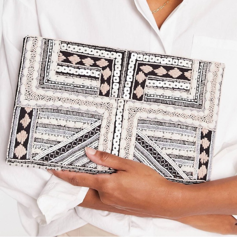 Beaded Clutch Bag